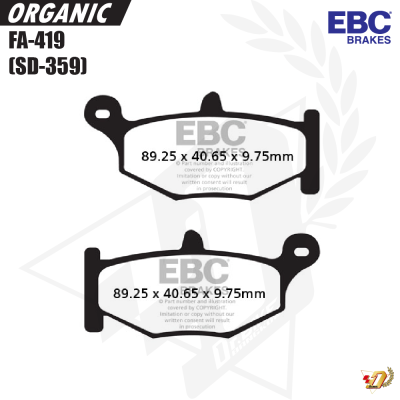 ผ้าเบรค EBC FA-419 สำหรับ HAYABUSA/VSTROM1050 (R)