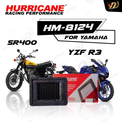 Air Filter HURRICANE HM-8124 For YZFR3/SR400