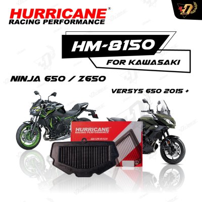 Air Filter HURRICANE HM-8150 For NINJA650/Z650/VERSYS650