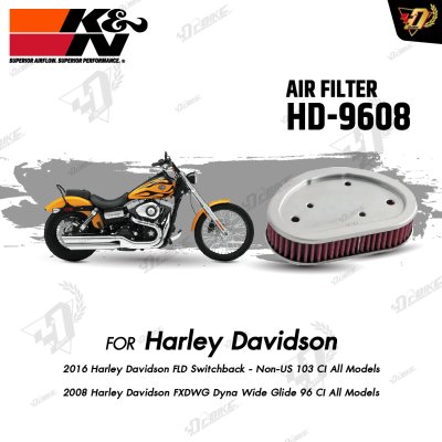 Air Filter K&N HD-9608 สำหรับ HD FLD SWITCHBACK