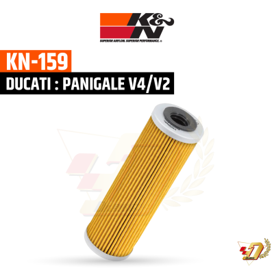 กรองน้ำมันเครื่อง K&N KN-159 สำหรับ Ducati Panigale V4/V2