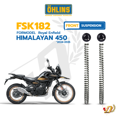 สปริงโช๊คหน้า OHLINS FSK182 สำหรับ HIMALAYAN 450