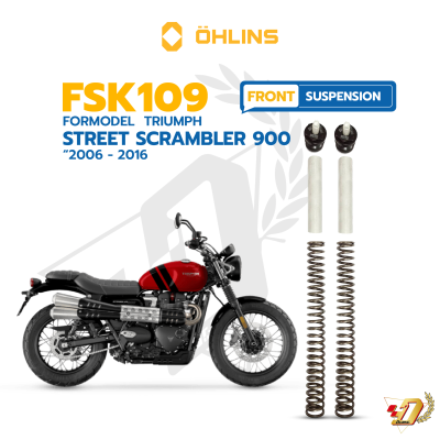 ชุดสปริงโช๊คหน้า OHLINS FSK 109 สำหรับ TRIUMPH STREET SCRAMBLER 900