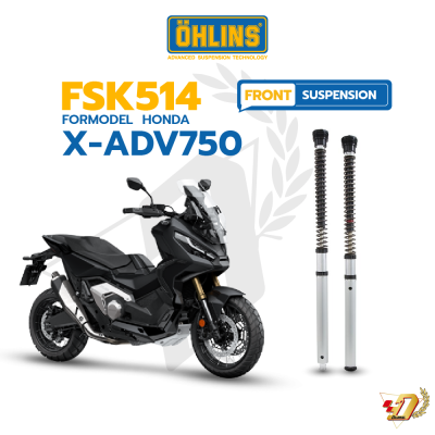 ชุดสปริงโช๊คหน้า OHLINS FSK514  สำหรับ HONDA X-ADV750