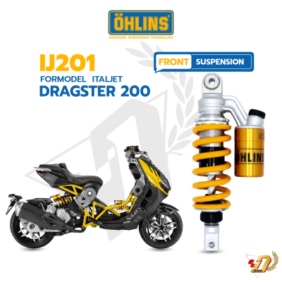 โช๊คหน้า OHLINS IJ201 สำหรับ ITALJET DRRAGSTER 200