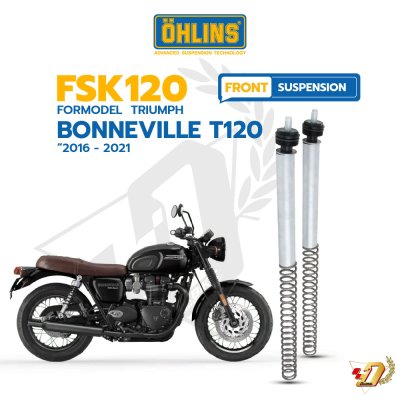 ชุดสปริงโช๊คหน้า OHLINS FSK 120 สำหรับ TRIUMPH BONNEVILLE T120