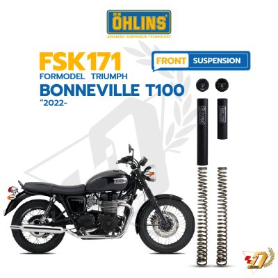 ชุดสปริงโช๊คหน้า OHLINS FSK 171 สำหรับ TRIUMPH BONNEVILLE T100