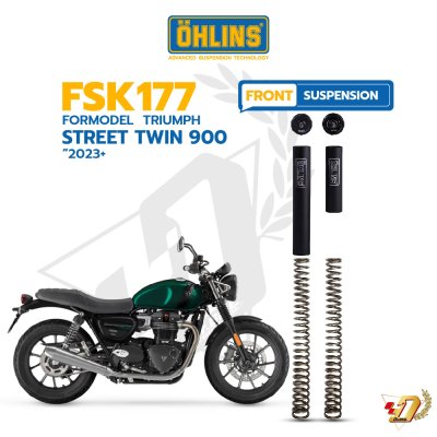 ชุดสปริงโช๊คหน้า OHLINS FSK 177 สำหรับ TRIUMPH STREET TWIN 900