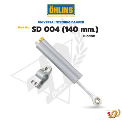 Steering Damper OHLINS SD 004 140 mm. TITANIUM