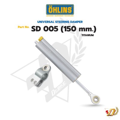 Steering Damper OHLINS SD 005 150 mm. TITANIUM