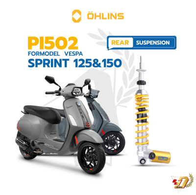 โช๊คหลัง OHLINS PI502 สำหรับ VESPA SPRINT150 NEW