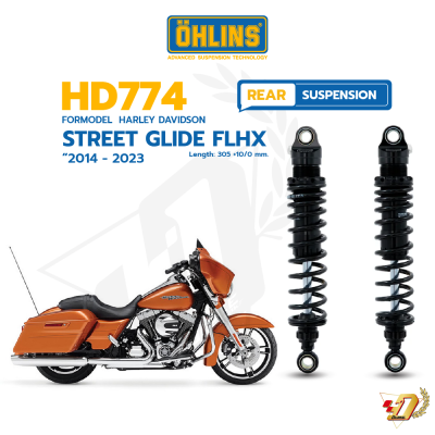 Rear Suspension OHLINS HD774 For STREET GLIDE FLHX