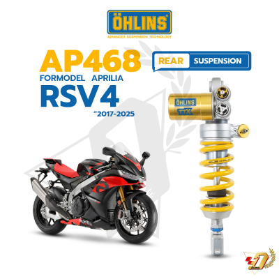 โช๊คหลัง OHLINS AP468 สำหรับ APRILIA RSV4