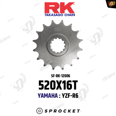 สเตอร์หน้า RK 520X16T สำหรับ YZF-R6