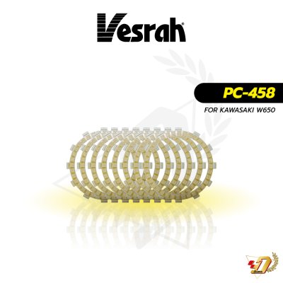 แผ่นคลัทช์ Vesrah PC-458 สำหรับ KAWASAKI W650