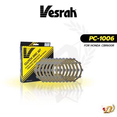แผ่นคลัทช์ Vesrah PC-1006 สำหรับ HONDA CBR600R