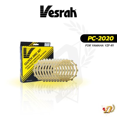 แผ่นคลัทช์ Vesrah PC-2020 สำหรับ YAMAHA YZF-R1