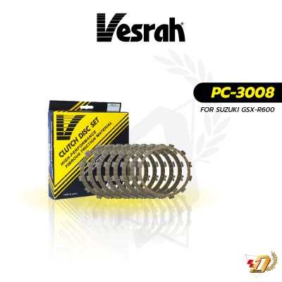 แผ่นคลัทช์ Vesrah PC-3008 สำหรับ SUZUKI GSX-R600