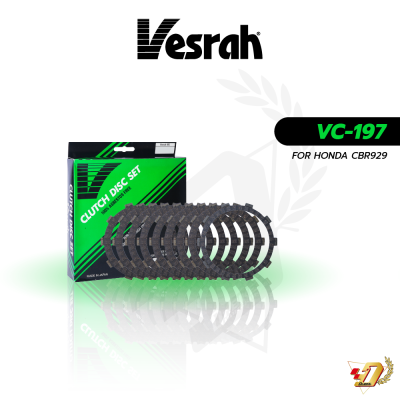 แผ่นคลัทช์ Vesrah VC-197 สำหรับ HONDA CBR929