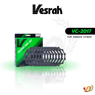 แผ่นคลัทช์ Vesrah VC-2017 สำหรับ YAMAHA XV1600