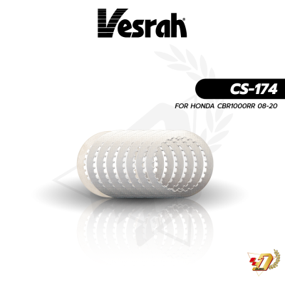 แผ่นเหล็ก Vesrah CS-174 สำหรับ HONDA CBR1000RR (08-20)