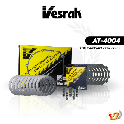 ชุดแผ่นคลัทช์ Vesrah AT-4004 สำหรับ KAWASAKI ZX9R (00-03)