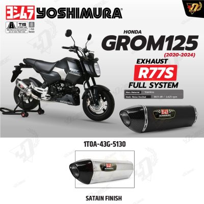 ท่อ YOSHIMURA  R77S สำหรับ HONDA GROM125