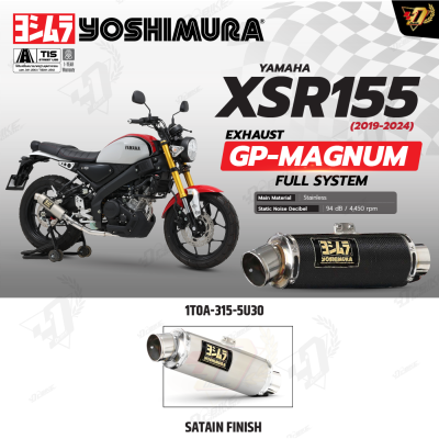 ท่อ YOSHIMURA GP-MAGNUM สำหรับ YAMAHA XSR155 (19-24)