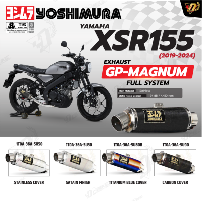 ท่อ YOSHIMURA GP-MAGNUM สำหรับ YAMAHA XSR155 (19-24)