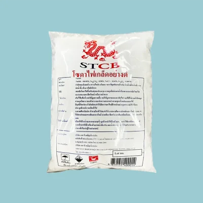 โซดาไฟเกล็ด 98% (Sodium Hydroxide) 1 กก./ถุง