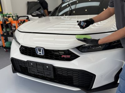 เคลือบแก้ว Honda Civic น้ำยาเคลือบแก้ว ROCKZ 10H+