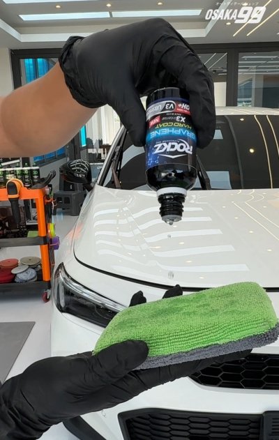 เคลือบแก้ว Honda Civic น้ำยาเคลือบแก้ว ROCKZ 10H+