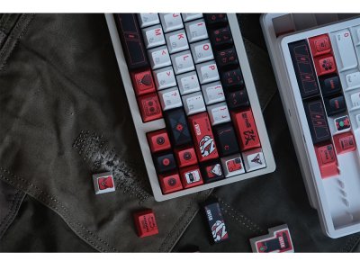 FBB Red Frame Keycaps Set