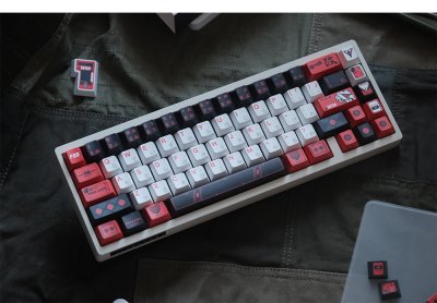 FBB Red Frame Keycaps Set