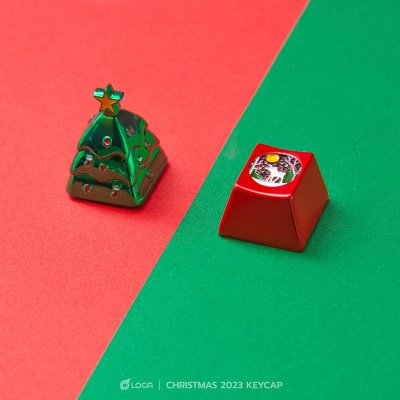 LOGA Metallic keycap : Merry Christmas