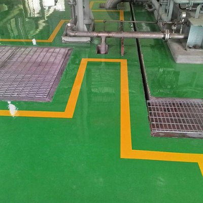 บริษัท อินเตอร์เชน ทาวเวอร์ จำกัด พื้น EPOXY SELF-LEVELING หนา 2 มม.    พื้น 2400 ตรม.