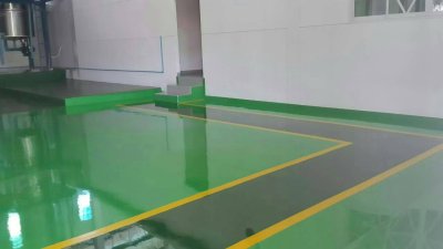 บริษัท รูเมน (ประเทศไทย )จำกัด จ.ระยอง   งาน EPOXY SELF-LEVELING & งาน PU SELF-LEVELING MF