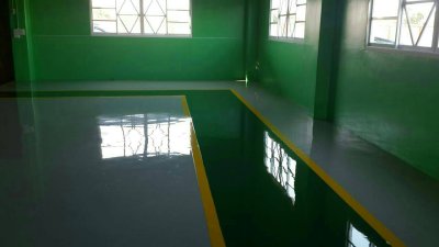 บริษัท รูเมน (ประเทศไทย )จำกัด จ.ระยอง   งาน EPOXY SELF-LEVELING & งาน PU SELF-LEVELING MF