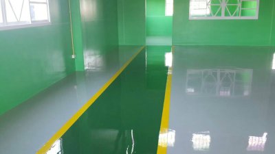 บริษัท รูเมน (ประเทศไทย )จำกัด จ.ระยอง   งาน EPOXY SELF-LEVELING & งาน PU SELF-LEVELING MF