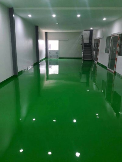 โรงงานทำพลาสติก บางปู งาน epoxy selfฯ พื้นที่ 600 ตรม.