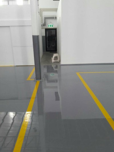 โรงงาน ทาคามัตสึ แมชชีนเนอรรี่ บางพลี งาน epoxy self พื้นที่ 500 ตรม