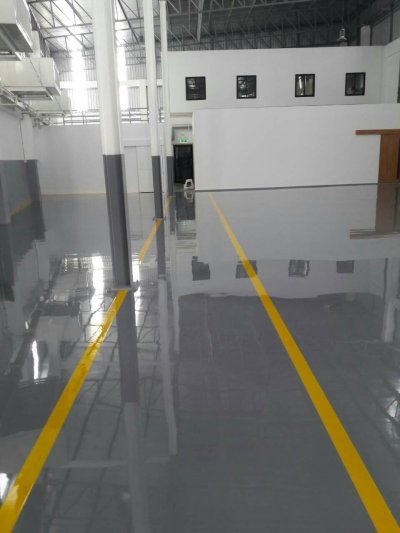 โรงงาน ทาคามัตสึ แมชชีนเนอรรี่ บางพลี งาน epoxy self พื้นที่ 500 ตรม