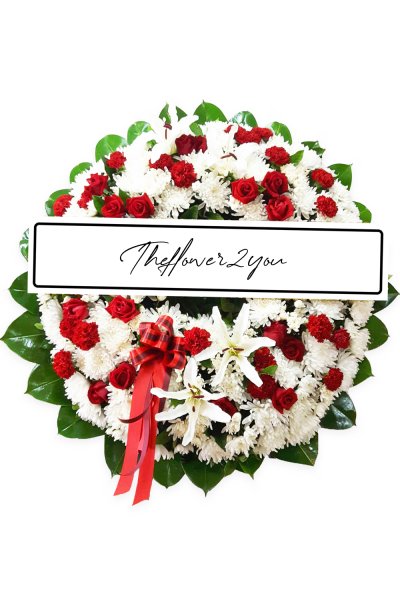 พวงหรีด ขนาด M พวงหรีด ขนาด M