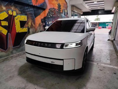 ผลงานการติดตั้ง EV car