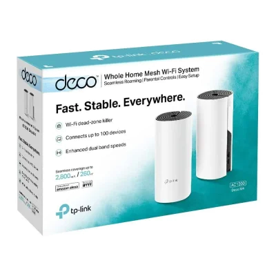 OA011 เราเตอร์ TP-Link Network Deco M4 AC1200 Whole Home Mesh Wi-Fi (2 Pack)
