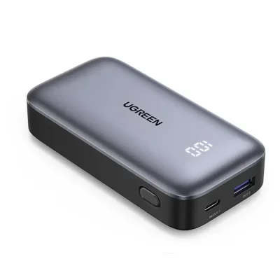 PA006 พาวเวอร์แบงค์ Ugreen 10000 mAh Mini Fast 30W (PB502-25185) Geay/Black