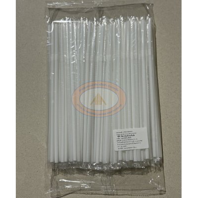 5mm white bent straws