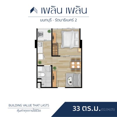 เพลิน เพลิน คอนโดมิเนียม นนทบุรี - รัตนาธิเบศร์ 2