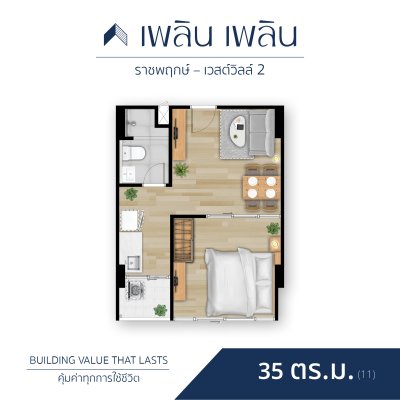 เพลิน เพลิน คอนโดมิเนียม ราชพฤกษ์ - เวสต์วิลล์ 2