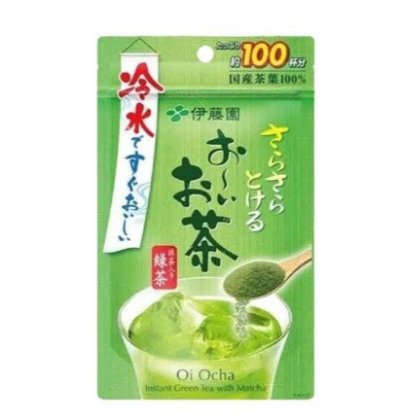 ITOEN อิโตเอ็น โออิ โอฉะ ซาราซารา เรียวคุฉะ ชาเขียวผงซองใหญ่ 80 กรัม